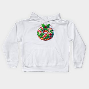 Festive Christmas Donut Delight - Holiday Inspired Treat Kids Hoodie